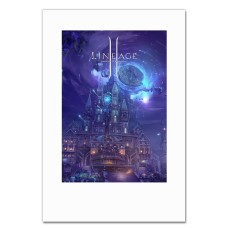 Блокнот А5 з принтом Лінейдж Замок -