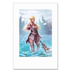 Блокнот А5 з принтом Лінейдж Дівчина -