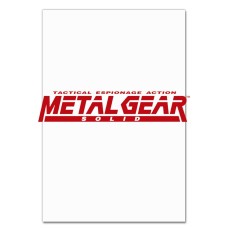 Notebooks A5 with print Metal Gear Minimalistic Logo -