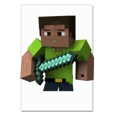 Блокнот А5 с принтом Майнкрафт Герой -