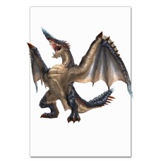 Блокнот А5 з принтом Монстр Хантер: Мир Монстр -