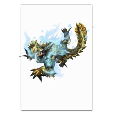 Блокнот А5 з принтом Монстр Хантер: Мир Монстр Принт -