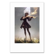 Блокнот А5 с принтом Ниер Автомата Тематика Герой -