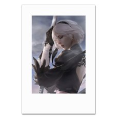 Блокнот А5 с принтом Ниер Автомата Тематика Девушка -