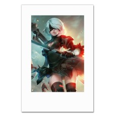 Блокнот А5 с принтом Ниер Автомата Яркий Принт -