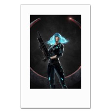 Notebooks A5 with print Quake Girl -