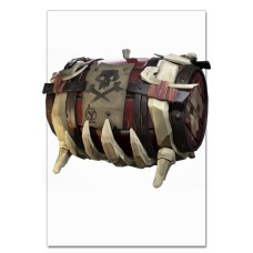 Notebooks A5 with print Sea Of ​​Thieves Barrel -