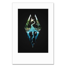 Notebooks A5 with print The Elder Scrolls Skyrim Logo Print -