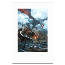 Notebooks A5 with print The Elder Scrolls Dragons Battle -