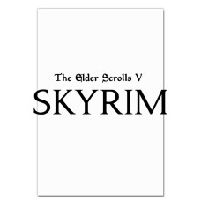 Notebooks A5 with print The Elder Scrolls Skyrim Main Logo -