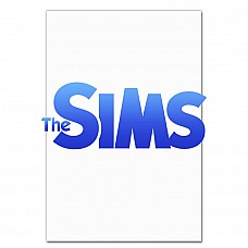 Notebooks A5 with print The Sims Blue Logo -