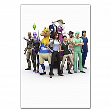Notebooks A5 with print The Sims Heroes -