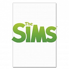 Notebooks A5 with print The Sims Green Logo -