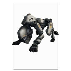 Notebooks A5 with print Wolfenstein Creature -