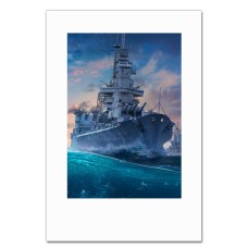 Notebooks A5 with print World Of Warships Boat Print -