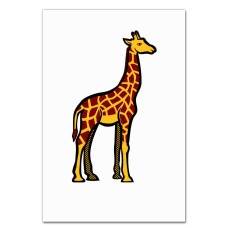 Notebooks A5 with print Painted Giraffe -