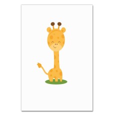 Notebooks A5 with print Cute Small Giraffe -