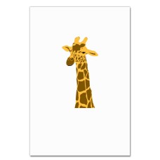 Notebooks A5 with print Painted Head Of Giraffe -