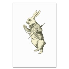 Notebooks A5 with print Rabbit From Alice In Wonderland -