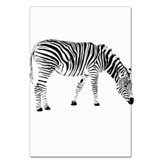 Notebooks A5 with print Zebra Looks For Grass -