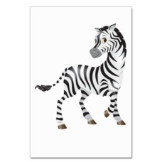 Notebooks A5 with print Zebra Stands On Three Legs -