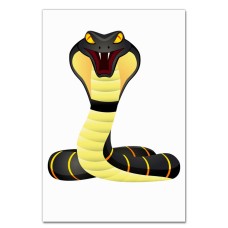 Notebooks A5 with print Snake From Cartoon -
