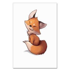 Notebooks A5 with print Cute Small Fox -
