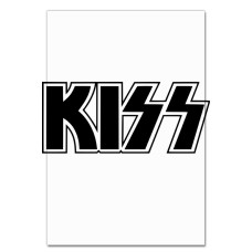 Блокнот А5 с принтом Кисс -