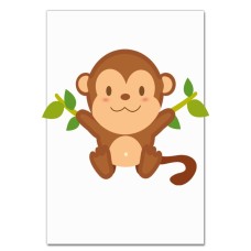 Notebooks A5 with print Cute Monkey From Cartoon -
