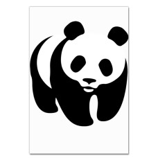 Notebooks A5 with print Famous Panda -