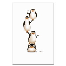 Notebooks A5 with print Pyramide Of Penguins -