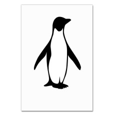 Notebooks A5 with print Painted Shadow Of Penguin -