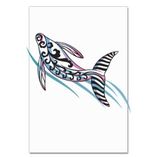 Notebooks A5 with print Three Colored Fish -