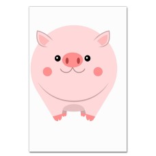 Notebooks A5 with print Cute Pig -
