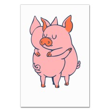 Notebooks A5 with print Two Pigs -