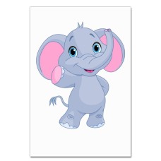 Notebooks A5 with print Elephant From Cartoon -