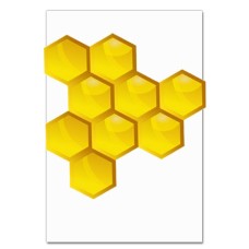 Notebooks A5 with print Bee's Honey -