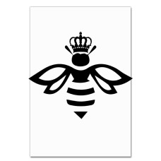 Notebooks A5 with print Bee With Crown -