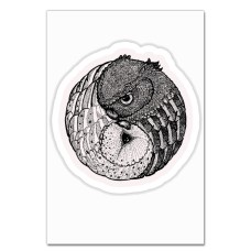 Notebooks A5 with print Two Owls -