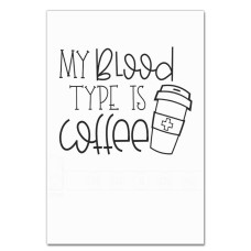Notebooks A5 with print Blood And Coffee -