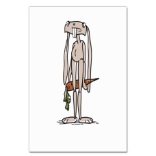 Notebooks A5 with print Funny Rabbit With Carrot -