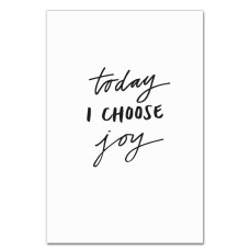 Notebooks A5 with print Today I Choose Joy -