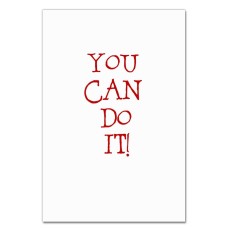 Notebooks A5 with print You Can Do It -