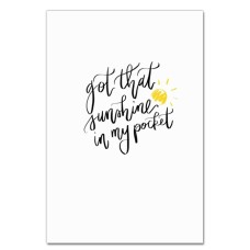 Notebooks A5 with print Got That Sunshine In My Pocket -