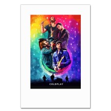 Notebooks A5 with print Coldplay 2 -