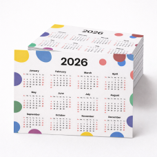 Offset printing of pocket calendars 70x100 mm 1000 pcs