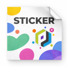 Offset printing of stickers 1000 pcs