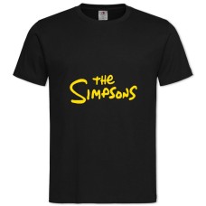 TThe Simpsons Logo -shirt with Print The Simpsons Logo - 2XL black