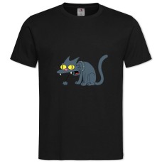 TThe Simpsons Annoyed Grunt -shirt with Print The Simpsons Annoyed Grunt - 2XL black