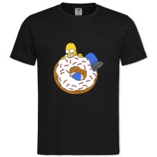 TThe Simpsons Happy Homer -shirt with Print The Simpsons Happy Homer - 2XL black